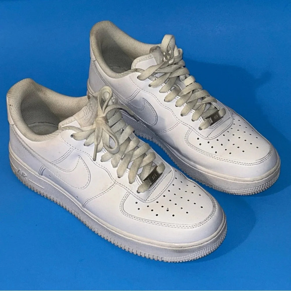 Nike Air Force 1 Triple White CW2288-111 Casual Sneakers Mens Size US 9.5